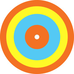 colorful retro vintage vinyl records