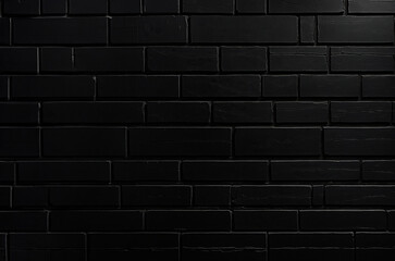 Background image of dark black brick wall