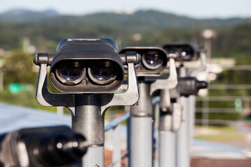 View of the telescope on the observatory