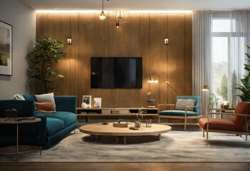 modern living room interior, realistic picture of a modern living room, living room inspired by...
