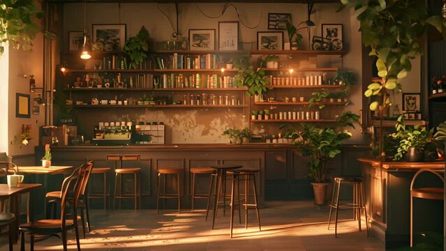 A hidden gem of a caf&Atilde;&copy; tucked away in a leafy neighborhood. The walls are adorned with local artwork and the shelves are stocked with a wide variety of books from classic