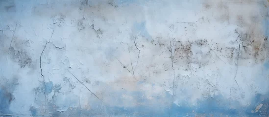 Crédence de cuisine en verre imprimé Graffiti A close up of a winter sky pattern on a concrete wall resembling cumulus clouds in freezing electric blue hues, mimicking a natural meteorological phenomenon