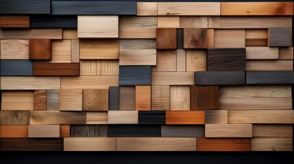 various types of wood, stacked together