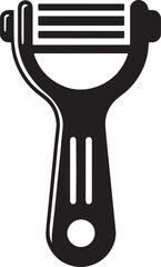Silhouette of a Vegetable Peeler
