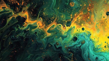 Fototapeta na wymiar Vibrant dynamic liquid abstract background