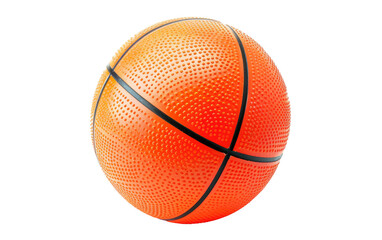 The Round Hoop Game: Basketball's Orange Sphere isolated on transparent Background