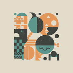 "Abstract Symmetry" Geometric Pattern Tee | Modern Design Shirt