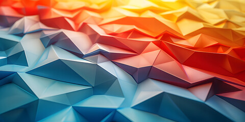 Abstract geometric backgrounds full color polygon background.
