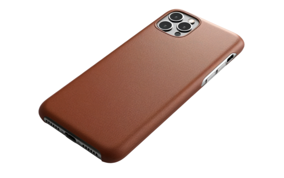 Cover for a Brown Phone isolated on transparent Background