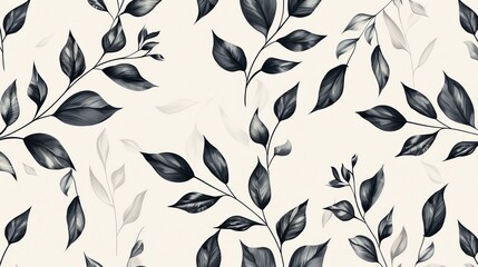 Flower seamless pattern. Decorative print for fabric, wrapping, wallpaper and paper.