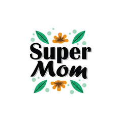 Mama, Mother's T-shirt design, Lettering design for greeting banners, Modern calligraphy, Cards and Posters, Mugs, Notebooks, white background,  EPS 10.