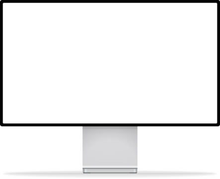 apple xdr display monitor mockup