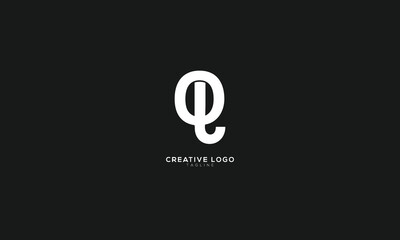 OL LO Abstract initial monogram letter alphabet logo design