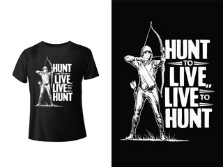 Hunting T shirt Design  and Hunting vector, Hunting T shirt Design Template