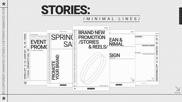 Stories: Minimal Lines