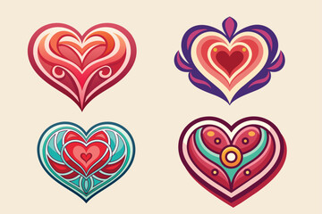 small-heart-design vector illustration .eps