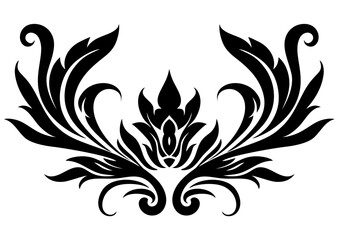 Art Nouveau swirl Graphic Accents, vector illustration, vintage elements	
