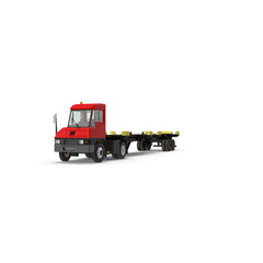 Terminal Tractor with Semi Trailer