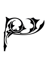 Art Nouveau Corners and Frames Graphic Accents, vector illustration, vintage elements	