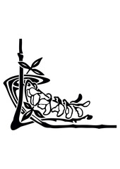 Art Nouveau Corners and Frames Graphic Accents, vector illustration, vintage elements	