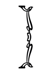 Art Nouveau Corners and Frames Graphic Accents, vector illustration, vintage elements	