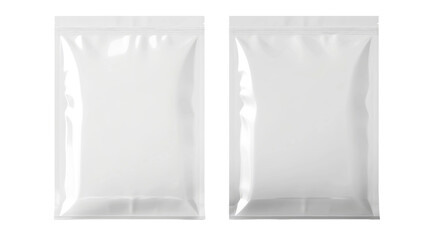 Blank package isolated on transparent a white background