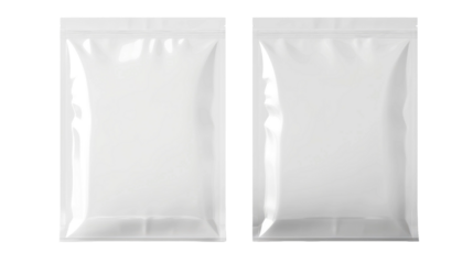 Blank package isolated on transparent a white background