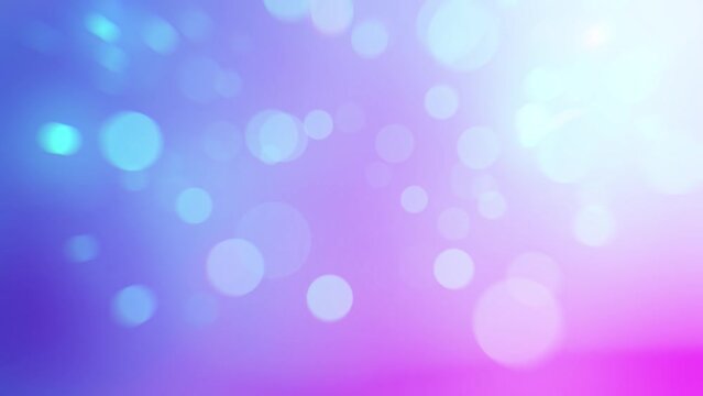 Colorful Floating particles. bokeh light. Defocused blurred Video Background.