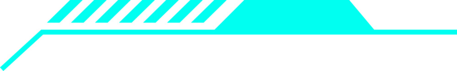 Obraz premium Futuristic tech frame decoration