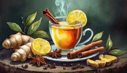 mulled wine and spices