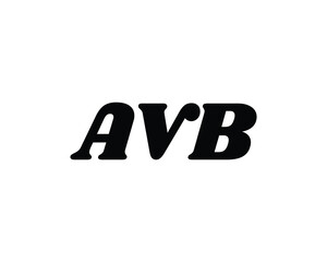 AVB logo design vector template