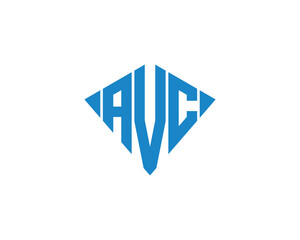 AVC logo design vector template