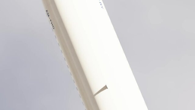 Flying aeroplane shots from different angles, plane closeup video shot 3d rendering, aircraft views from outside.
