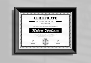 Certificate Template Layout