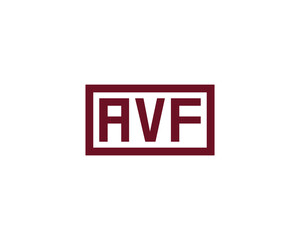 AVF logo design vector template