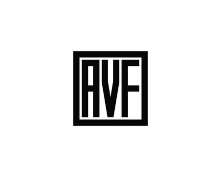AVF logo design vector template