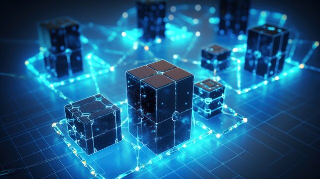 Blockchain technology is a form of database that stores distributed data. and linking information in blocks to each other This keeps data secure and changes can be tracked accurately.