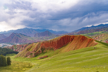 Zhuoer Mountain Scenic Area, Qilian County, Qinghai