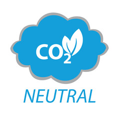 Obraz premium Carbon dioxide co 2. Vector illustration,co 2 emissions vector Co 2 neutral concept. Save the world, environmental and ecology concept vector illustration.