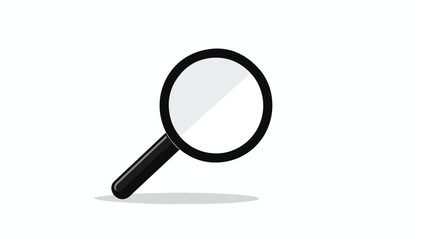 magnifying glass glyph style search web vector