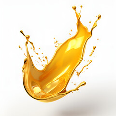 Splash of olive or engine oil arranged in a circle isolated 
Oily liquid splash isolated on white background
Oil Splash
