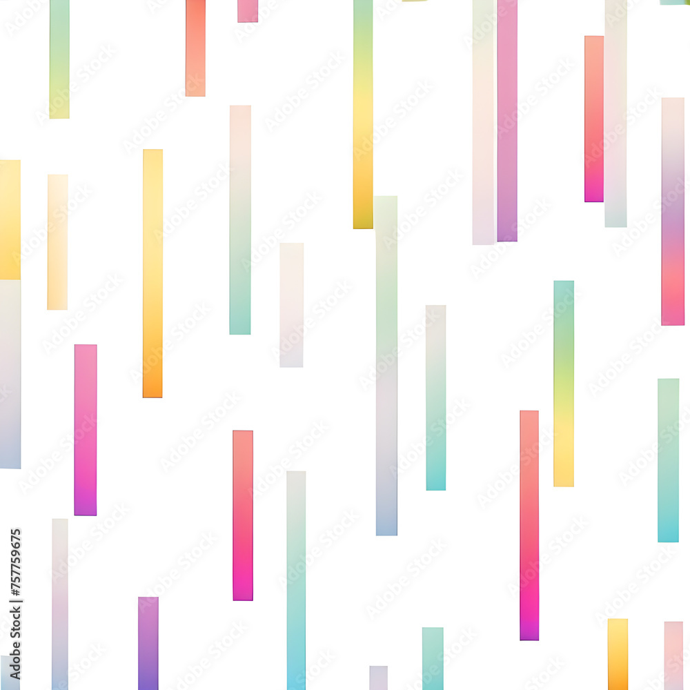 Poster irregular-bars-in-a-flat-illustration-style-forming-a-pattern-bursts-of-color-across-the-design