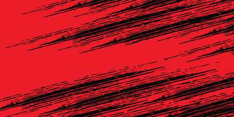Black and red abstract grunge background with halftone style eps 10