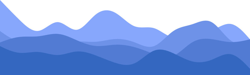 Layer Blue Wave illustration Decoration