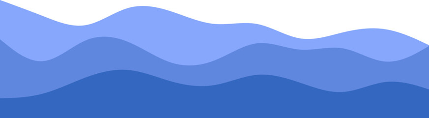 Layer Blue Wave illustration Decoration