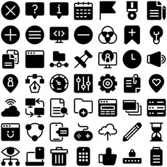Vector of User Experience Icon Set. Perfect for user interface, new application
