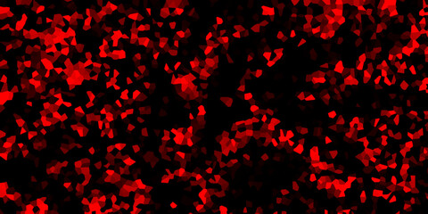 Abstract multicolored background of triangles. Modern realistic seamless glitters grunge background. Colourful glowing Christmas garland with blur background and bokeh.	