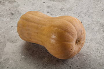 Raw ripe organic Butternut Pumpkin