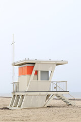 lifeguard station on the beach
