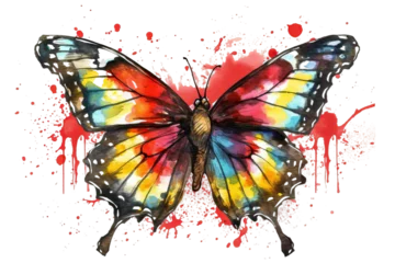 watercolor butterfly Vector